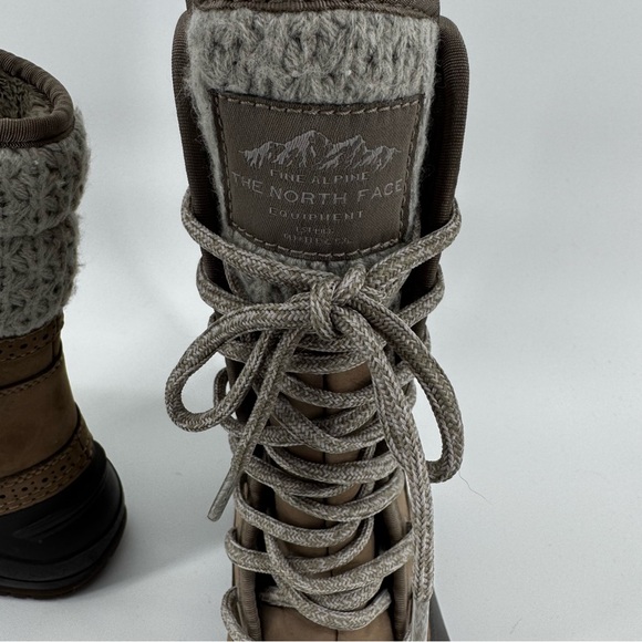 The North Face Women Shellista II Mid Waterproof Winter Snow Boots Brown sz5 - Picture 6 of 9